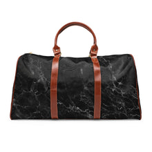 Load image into Gallery viewer, "Black Marble" Waterproof Travel Bag